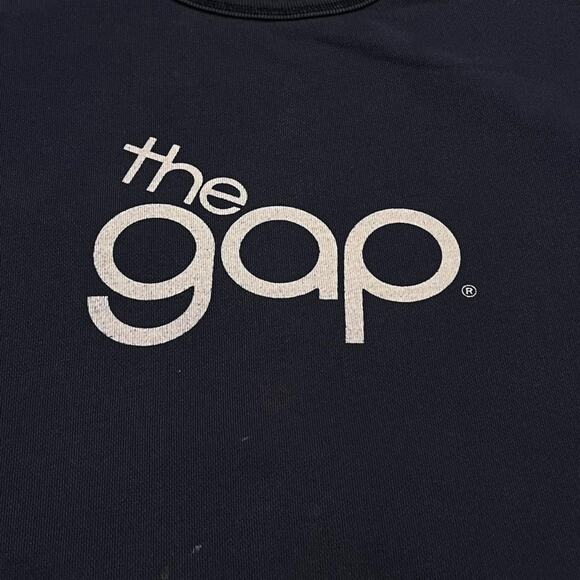 ★ The GAP (Vintage) 90’s Logo Navy Blue Crewneck Sweatshirt ★ - Picture 2 of 7